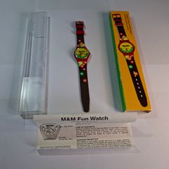 Vintage M&M Brand Collectors Watch New Old Stock