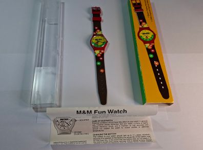 Vintage M&M Brand Collectors Watch New Old Stock