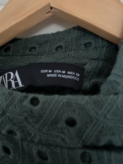 Zara embroidery anglaise Coat BNWT