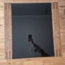 Solid wood coffee table glass top Image 3