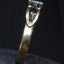 Vintage 18ct Gold Diamond Ring Fully Hallmarked  Size 59 Image 5