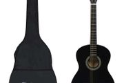 Classical Guitar for Beginner with Bag Black 4/4 39"