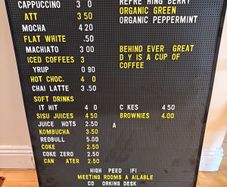 Menu Board