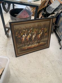 Painting of the Galway races