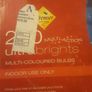 Christmas Lights .. 200 Multicolor Ultra Bright Bulb Lights .. Indoor Use Only .. Heavily Reduced  .. No Offers .. Now at Half of Half Price Image 2