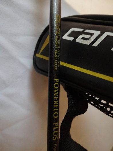 Carlton Power flow + Badminton Racket and carry case