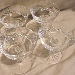 Waterford crystal champagne coupe's / sherbert glasses