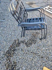 garden chairs x3