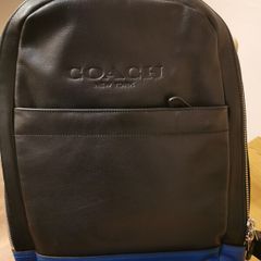 Coach Leather backpack.
