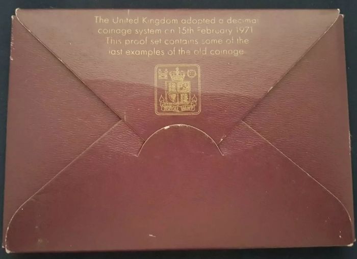 1970 Royal Mint Coinage of Great Britain & Northern Ireland Proof  50th birthday