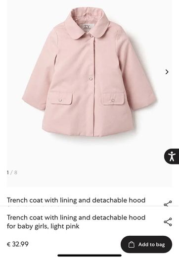 Girls ZY Collection New padded coat