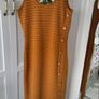 dress bnwt size 14 striped button detail sleeveless dress primark Image 2