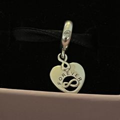 Pandora Friends Forever Heart Dangle Charm-like new