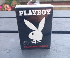 Playing Cards PlayBoy 2003 gift present display decor original sticker deck of cards box