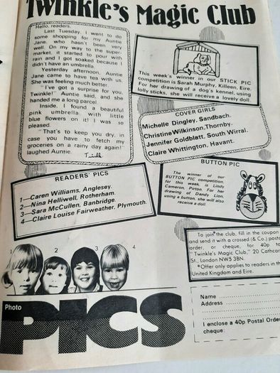 Vintage Twinkle comic 43yrs old