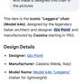 Rare Gio Ponti Leggera Chair (Model 646) for Cassina . Mid-Century Italian Design Icon Image 7
