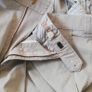 Meyer men's beige trousers featuring a textured fabric W38 L32 Image 4