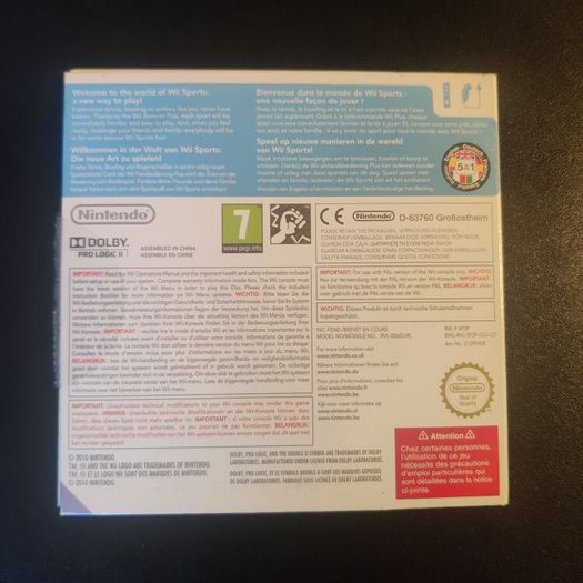Wii Sports + Wii Sports Resort Nintendo Wii
