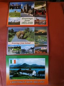 3 Vintage John Hinde postcards