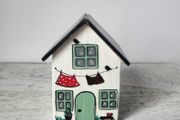 Handcrafted tiny wooden house!