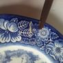 Pair blue transferware plates Image 6