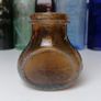 80 - Vintage 4oz Bovril Dark Brown Glass Eire Ireland Embossed Letters Jar Image 5