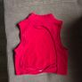 Red Open back cropped top, size 10 Image 5