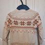 Girls' Christmas jumper size 4-6 Image 2