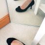 Stephanie Moreno Black Heels - Size 37 Image 9