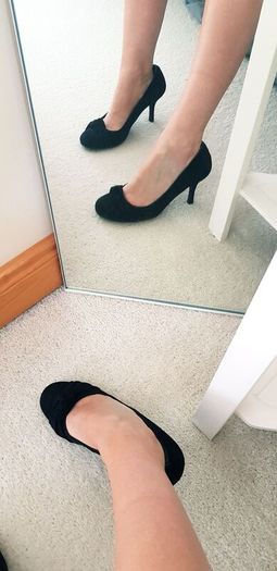 Stephanie Moreno Black Heels - Size 37