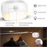 SALE LED Motion Sensor Night Light, [4 Pack] Stick-On Night Light by Battery Powered, Stair Sensor Lights Indoors Image 2