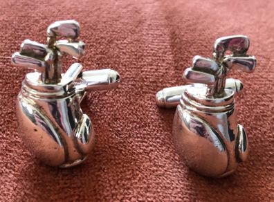 Golf club cuff links
