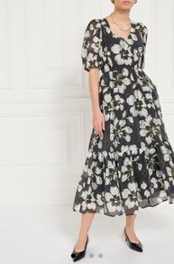 BNWT - Gallery V-Neck Floral Midi Dress UK10