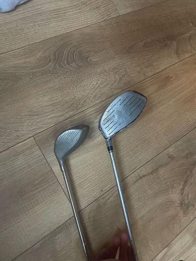 Set of golf clubs