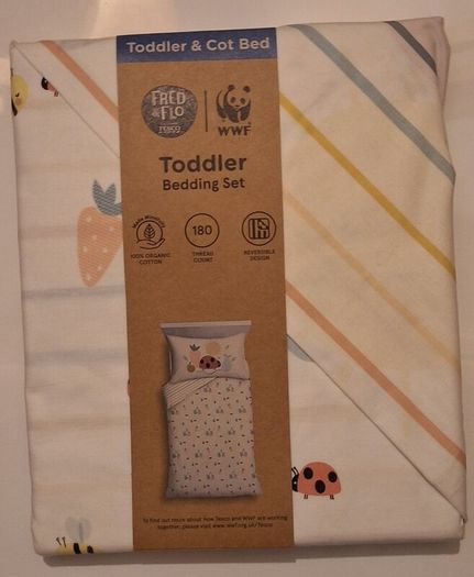 Tesco Fred & Flo toddler bedding set