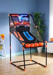 Double Shot Basketball Electronic Arcade Game with Timer