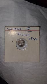 1822 george iv penny .925 Sterling. Maundy Issue