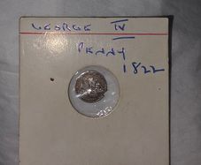 1822 george iv penny .925 Sterling. Maundy Issue