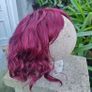 Sexy curly realistic burgundy wig for crossdresser or sexy girls Image 3