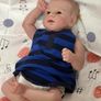 Reborn Dolls 17inch 46cm Reborn Baby Dolls Reborn Toddler Dolls Lifelike Real Soft Touch Maddie with Hand-Drawing Hair Handmade Doll Xmas Gift (FREE POSTAGE) Image 5