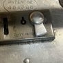 1940s aluminum utility box with lock and original key Image 7