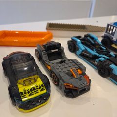 lego cars and boats