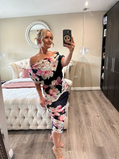 midi dress from atom label