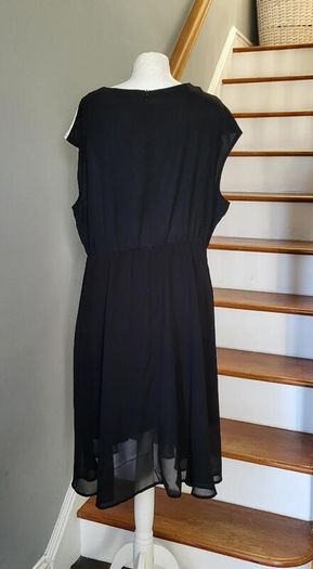 Shein black & white dress, Size 2XL / UK20