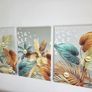 3 framed printed canvas 35x55cm Image 3
