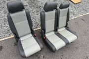 Van Rear Seats.Double-Single.Grey/Black Good Condition