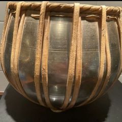 Vintage 1970s Professional Indian Bayan Tabla Provenance: Survival Studios Acton London