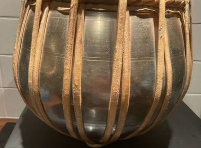 Vintage 1970s Professional Indian Bayan Tabla Provenance: Survival Studios Acton London