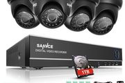 Sannce 8ch 1080n Hdmi Security Dvr 720p Ir Night Vision Cctv Cameras System 1tb