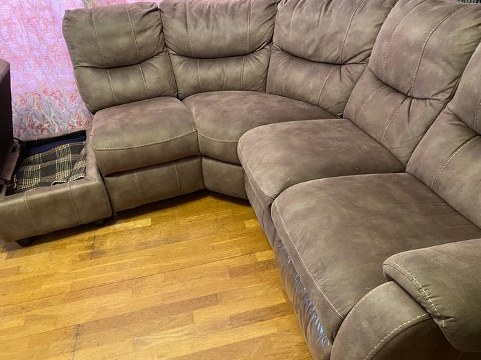 corner sofa, 5 piece modular suite